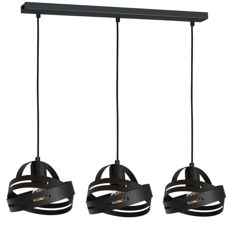 Borough Wharf Zythum 3 Light Kitchen Island Globe Pendant Wayfair.co.uk